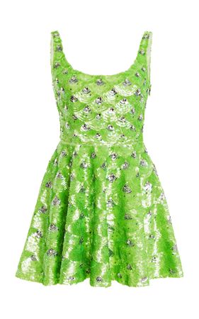 Embellished Tulle Mini Dress By Valentino | Moda Operandi