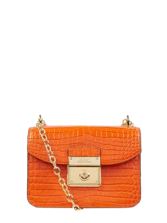 LAUREN RALPH Buy the LAUREN crossbody bag made of crocodile-look leather, model 'Beckett' in orange online (1083086) ▷ P&C Online Shop
