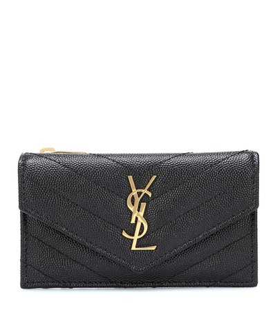 Envelope Small Leather Wallet - Saint Laurent | Mytheresa