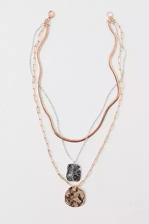 Oversized Coin Necklace | Free People