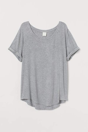 Round-neck T-shirt - Gray