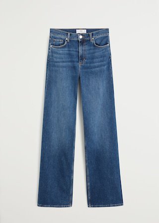 Jeans wideleg - Mujer | Mango España