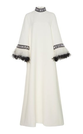 Embellished Crepe Caftan Dress By Andrew Gn | Moda Operandi