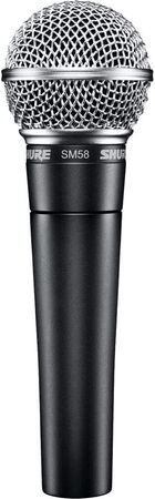 Amazon.com: Shure SM58 Cardioid Dynamic Vocal Microphone with Pneumatic Shock Mount, Spherical Mesh Grille with Built-in Pop Filter, A25D Mic Clip, Storage Bag, 3-pin XLR Connector, No Cable Included (SM58-LC) : Musical Instruments