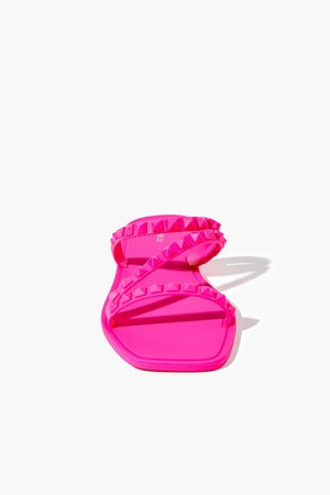 Studded Square-Toe Sandals