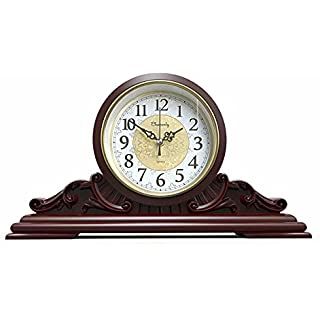 Amazon.com: VIVID DECORATION Mantel Table Clock I Antique Old World Clock, (White Marble) : Home & Kitchen
