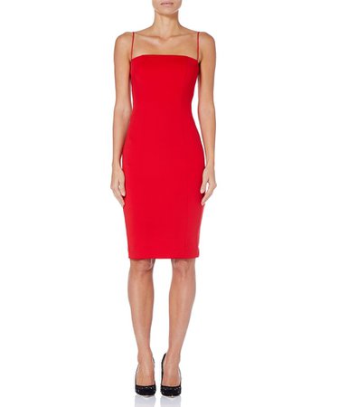 misha collection sophie red dress
