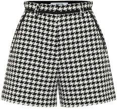 msgm houndstooth shorts - Google Search