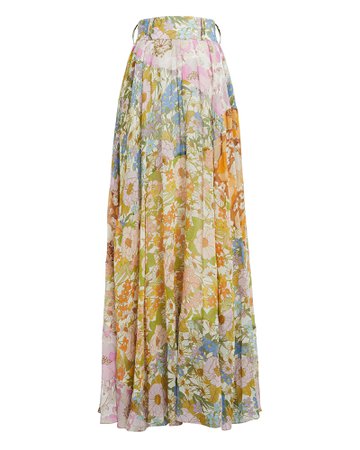 Zimmermann | Super Eight Floral Maxi Skirt | INTERMIX®