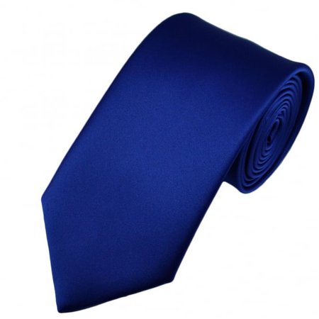 Plain Royal Blue Satin Tie from Ties Planet UK
