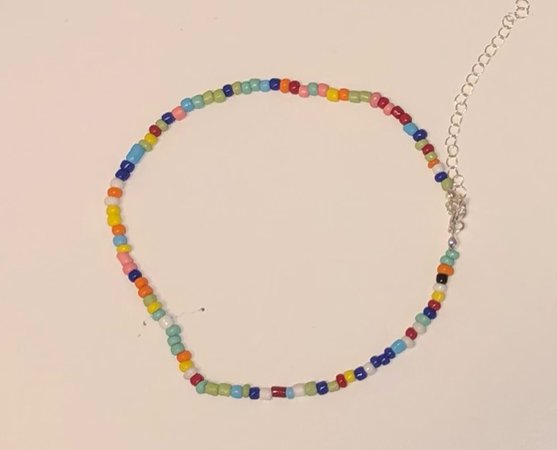 rainbow VSCO necklace