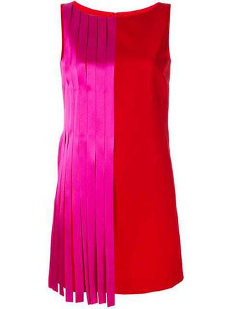 Versace Colour Block Mini Dress - Farfetch