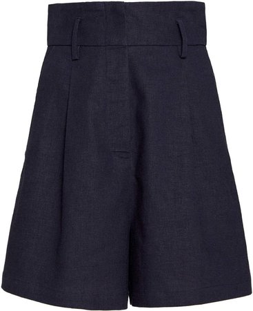 Ranger Linen-Blend Shorts Size: XS