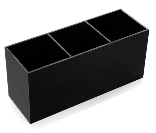 Black Makeup Container