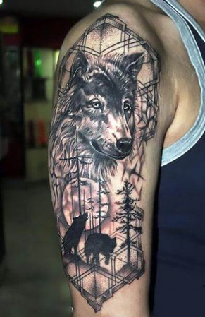 Wolf Tattoo- Women