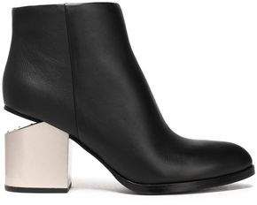 Gabi Two-tone Leather Ankle Boots