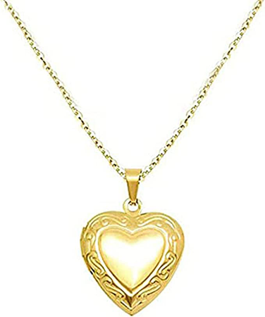 heart locket gold