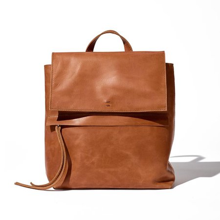 Addis // Brown Leather Backpack – Raven + Lily