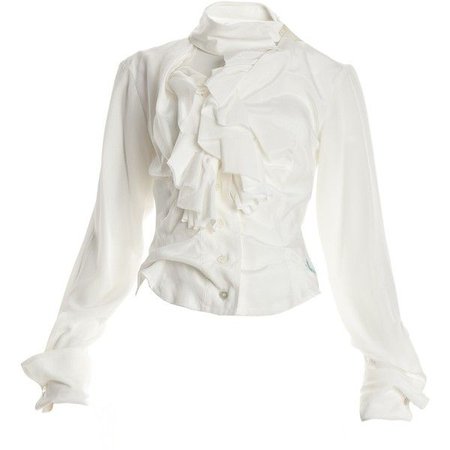 Vivienne Westwood White Silk Blouse ($680)