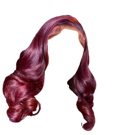 Cherry Red curly lace wig