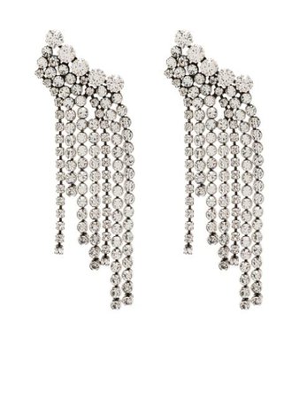 Isabel Marant crystal-embellished Drop Earrings - Farfetch