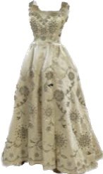 H.R.H Princess Margaret Coronation dress