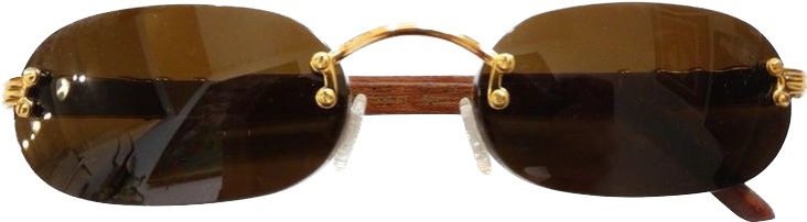 porta romana skinny chocolate wood stain sunglasses