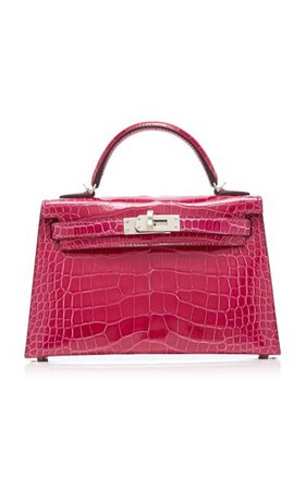 Hermès Rose Poupre Alligator Mini Kelly Bag By Hermès Vintage By Heritage Auctions | Moda Operandi
