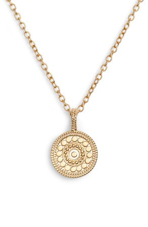 Anna Beck Beaded Reversible Circle Pendant Necklace (Nordstrom Exclusive) | Nordstrom