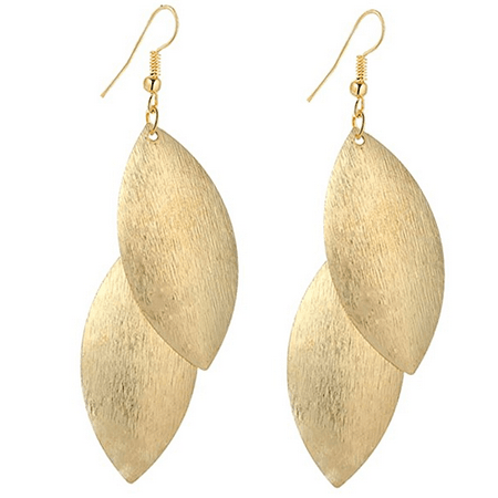 Catherine Zoraida Gold Double Leaf Earrings - Kate Middleton Earrings - Kate's Closet