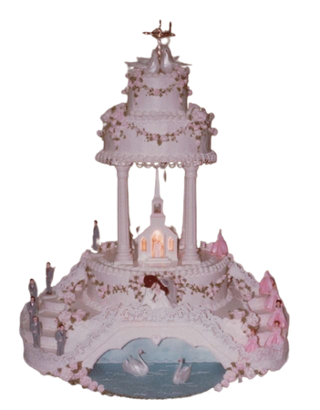 wedding cake, 70s