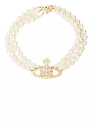 Vivienne Westwood faux-pearl Choker Necklace