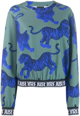 tiger pattern sweatshirt
