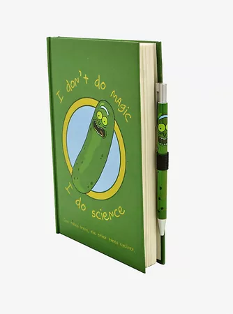 Rick And Morty Pickle Rick Journal Set