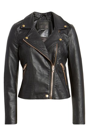 BLANKNYC Lifechanger Faux Leather Moto Jacket (Plus Size) | Nordstrom