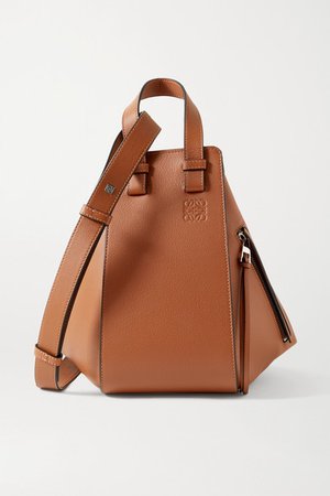 Hammock Small Textured-leather Shoulder Bag - Tan
