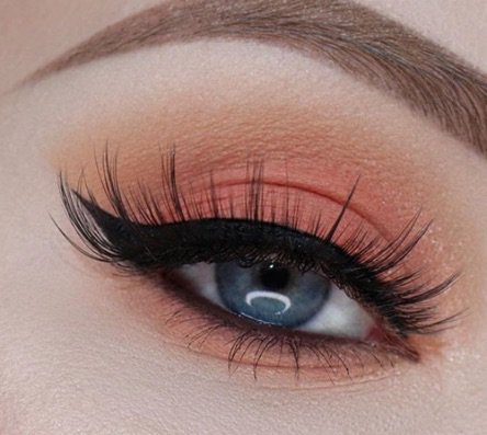 Peachy Eye Makeup