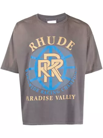 Rhude Paradise Valley Cotton T-shirt - Farfetch