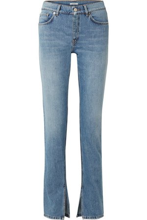 GANNI | High-rise slim-leg jeans | NET-A-PORTER.COM