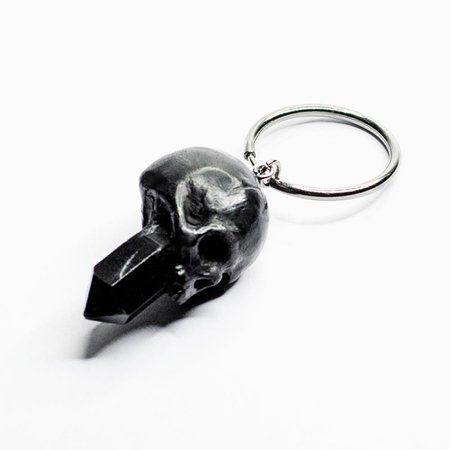 SKULL & CRYSTAL EARRING - Macabre Gadgets Store