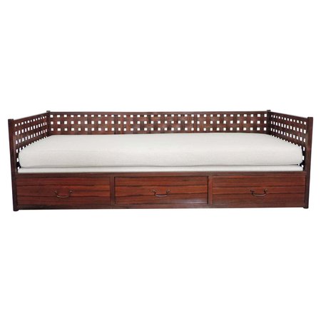 Tito Agnoli Daybed with Three drawers for Mobilia, Italy, 1960s For Sale at 1stDibs