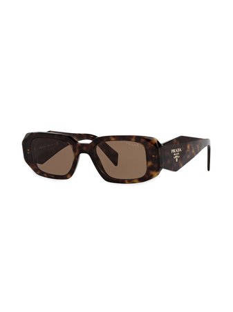 Shop Prada Eyewear Runway geometric-frame sunglasses with Express Delivery - FARFETCH