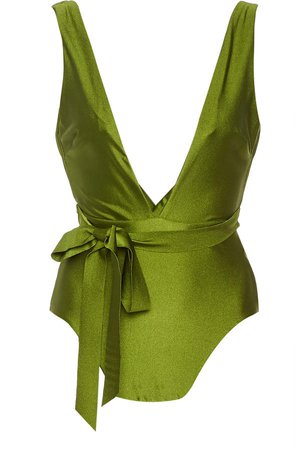 Empire Tie-Detailed One-Piece Swimsuit