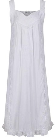 Cotton Nightgown Vintage Design - Nancy (XL) at Amazon Women’s Clothing store: