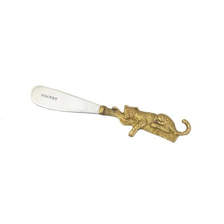 Leopard Brass Butter Knife Gold Smallable Home Design Adult