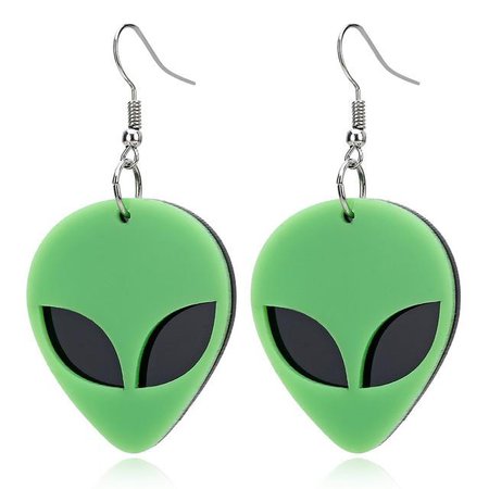 Alien Head Earrings | Own Saviour