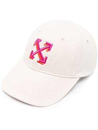 Off-White embroidered-logo Baseball Cap - Farfetch