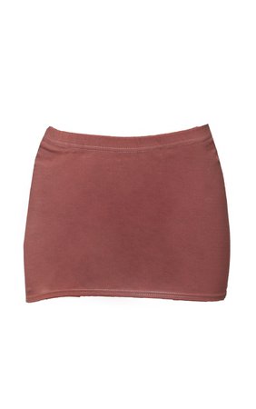 Chocolate Basic Cotton Extreme Micro Mini Skirt - Mini Skirts - Skirts - Womens Clothing | PrettyLittleThing USA