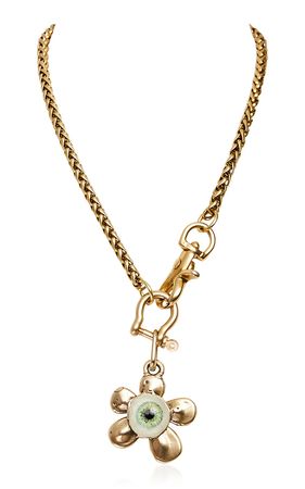 Gold-Plated Flower Necklace By Lulos | Moda Operandi
