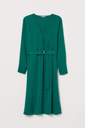 H&M+ Wrap Dress - Green